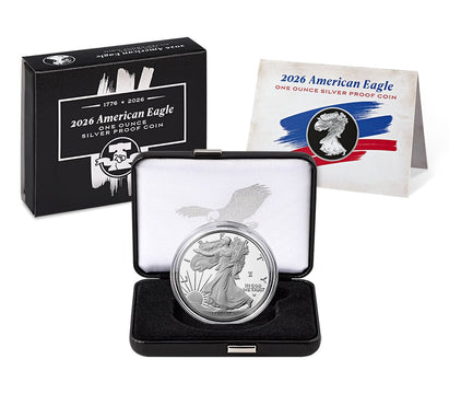 2026 W Proof Silver Eagle Liberty Bell 250 Privy (1776-2026) OGP