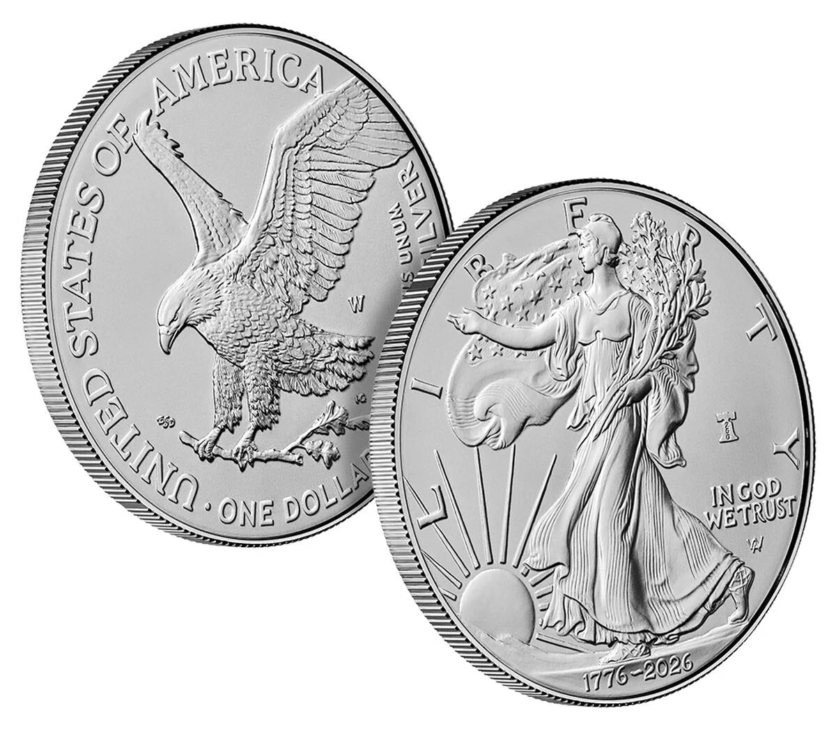 2026-W Enhanced Silver Eagle First Day of Delivery CAC MS70