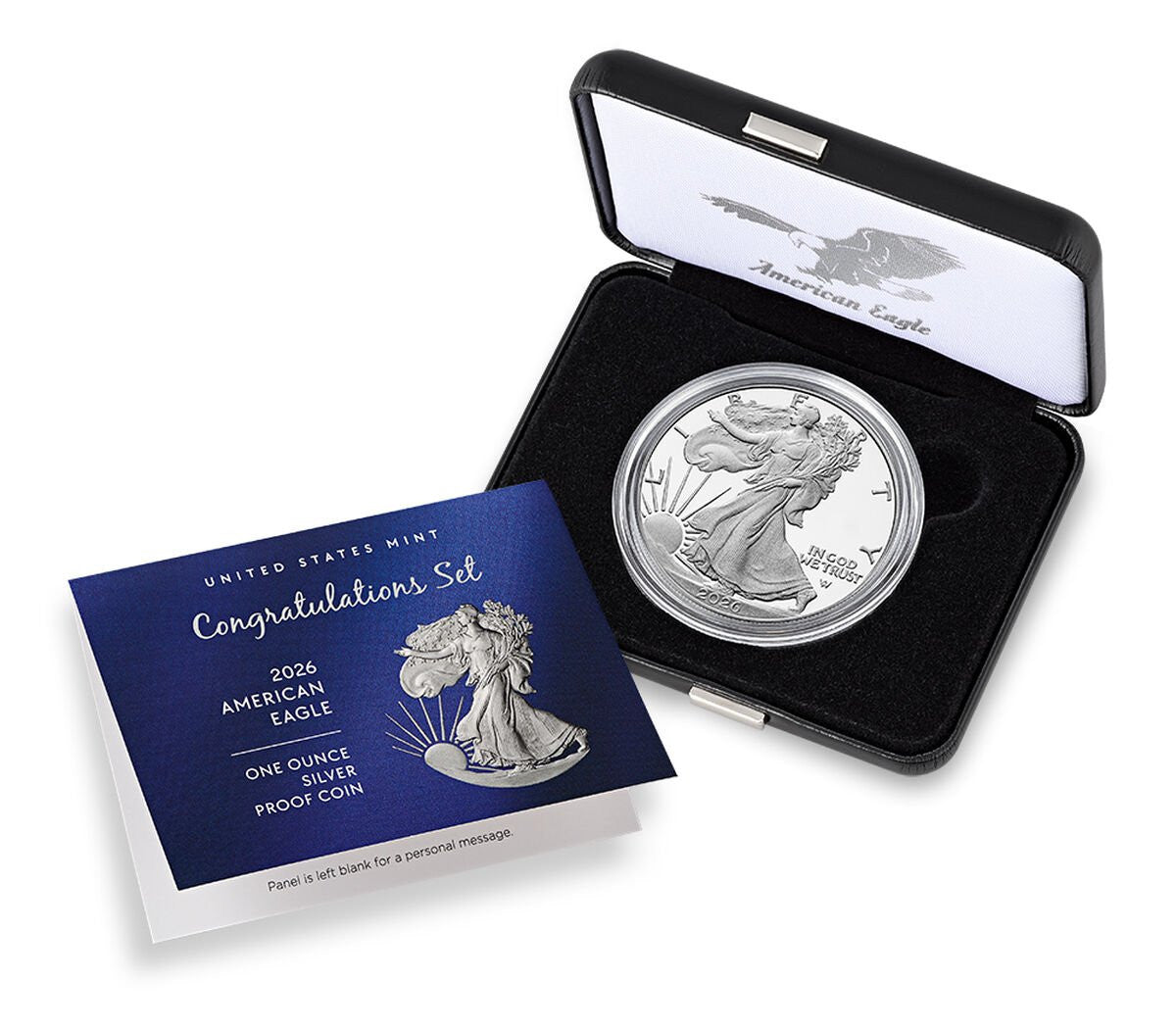 2026-P Proof Silver Eagle Congratulations Set OGP | LCR Coin