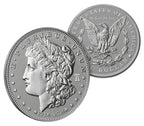 2026-P Morgan and Peace Dollar Reverse Proof 2-Coin Set CAC PR70 AD Battlefield 250 Label