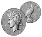 2026-P Morgan and Peace Dollar Reverse Proof 2-Coin Set CAC PR70 AD Battlefield 250 Label