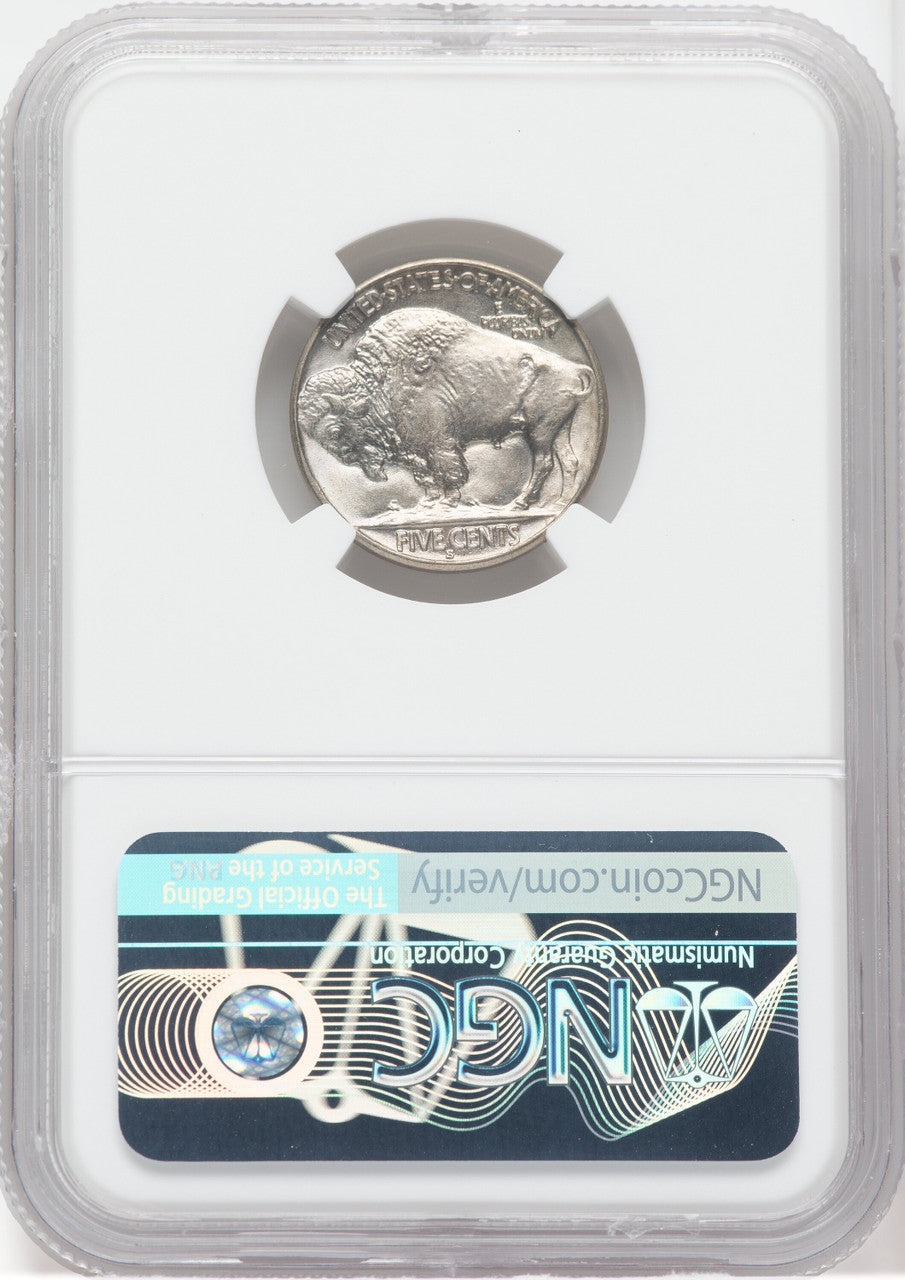 1937-S 5C NGC Plus Buffalo Nickel NGC MS67+