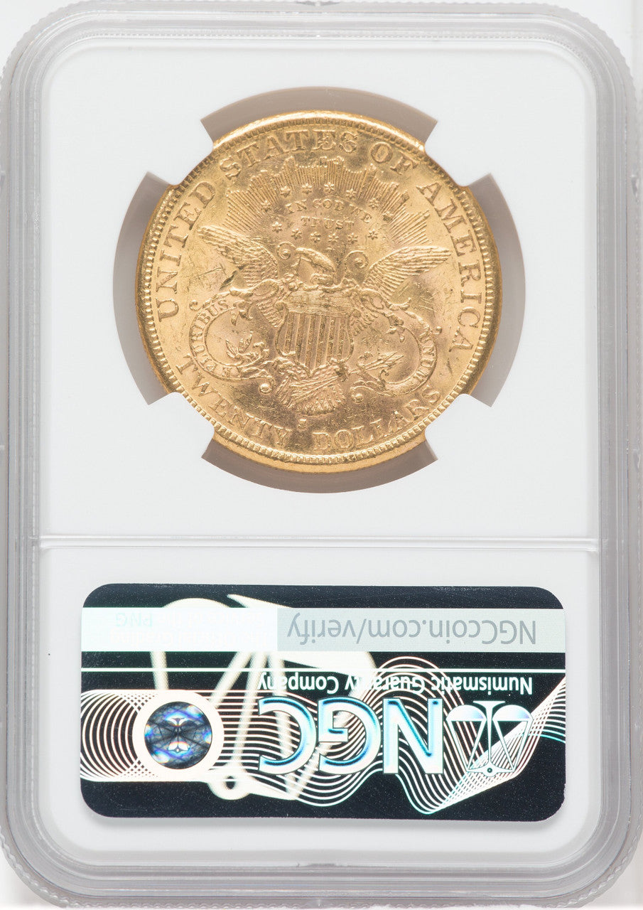 1885-S $20 Liberty Double Eagle NGC MS60