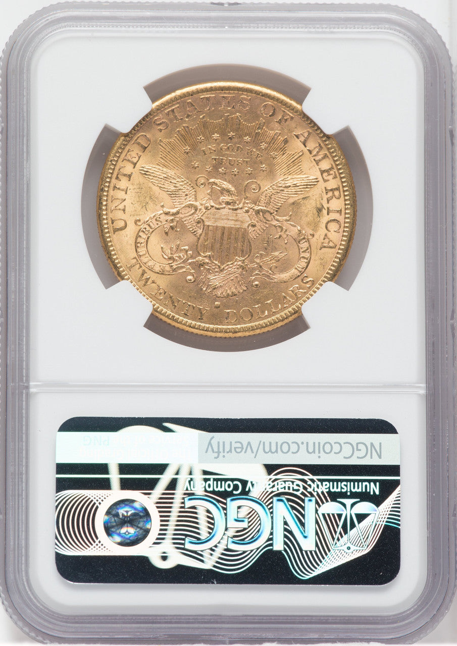 1883-S $20 Liberty Double Eagle NGC MS60