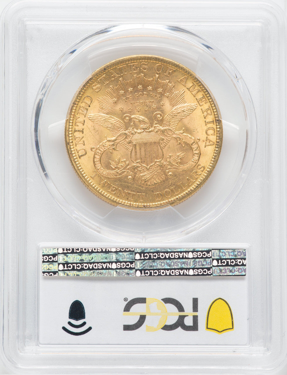 1878 $20 Liberty Double Eagle PCGS MS62