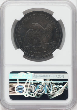 1847 S$1 Seated Dollar Details NGC XF40