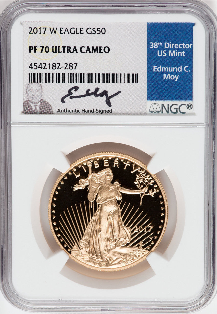 2017-W $50 One-Ounce Gold Eagle NGC PF70