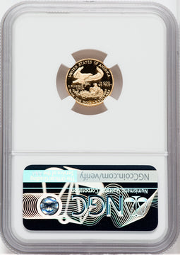 1988-P $5 Tenth-Ounce Gold Eagle NGC PF70
