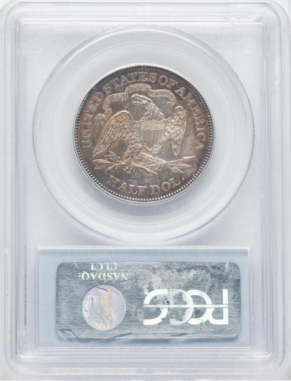 1874 50C Arrows Seated Half Dollar PCGS MS62