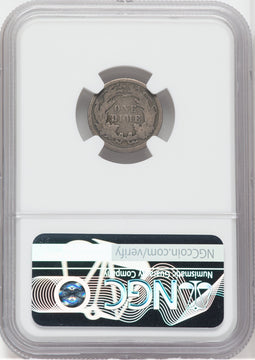 1866 10C Seated Dime NGC VF25