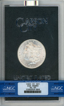 1883-CC $1 GSA Hoard Morgan Dollar NGC MS65