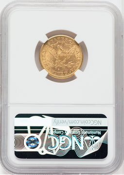 1881-S $5 Liberty Half Eagle NGC MS64