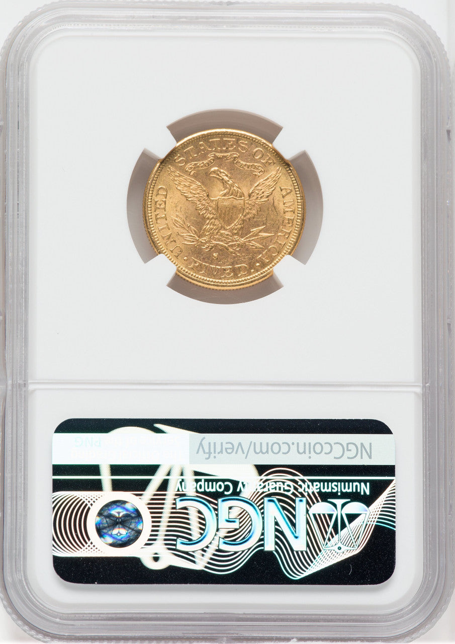 1881-S $5 Liberty Half Eagle NGC MS64