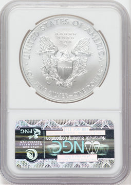 2013-W S$1 Silver Eagle Burnished First Strike NGC MS70