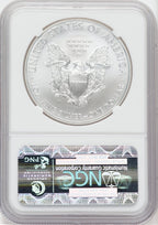 2013-W S$1 Silver Eagle Burnished First Strike NGC MS70