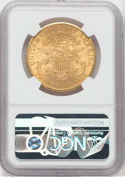 1884-CC $20 Liberty Double Eagle NGC MS61 (758771029)