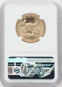 2020 $25 Half-Ounce Gold Eagle First Day of Issue NGC MS70 Ed Moy