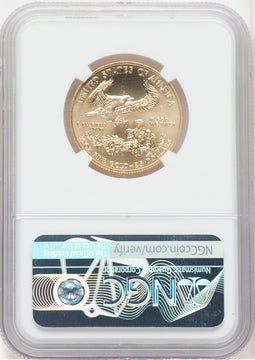 2020 $25 Half-Ounce Gold Eagle First Day of Issue NGC MS70