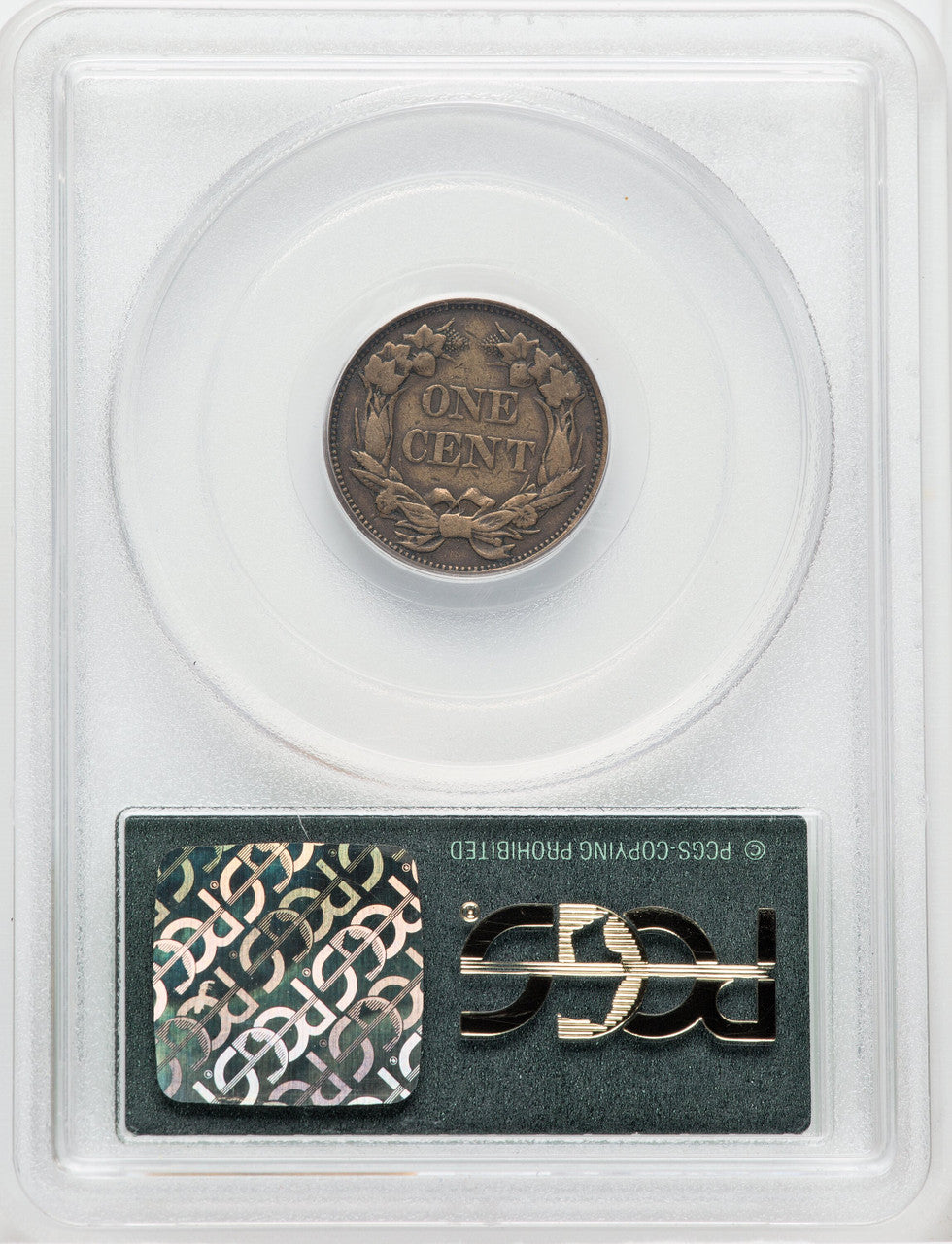 1856 1C Proof Flying Eagle Cent PCGS VF20