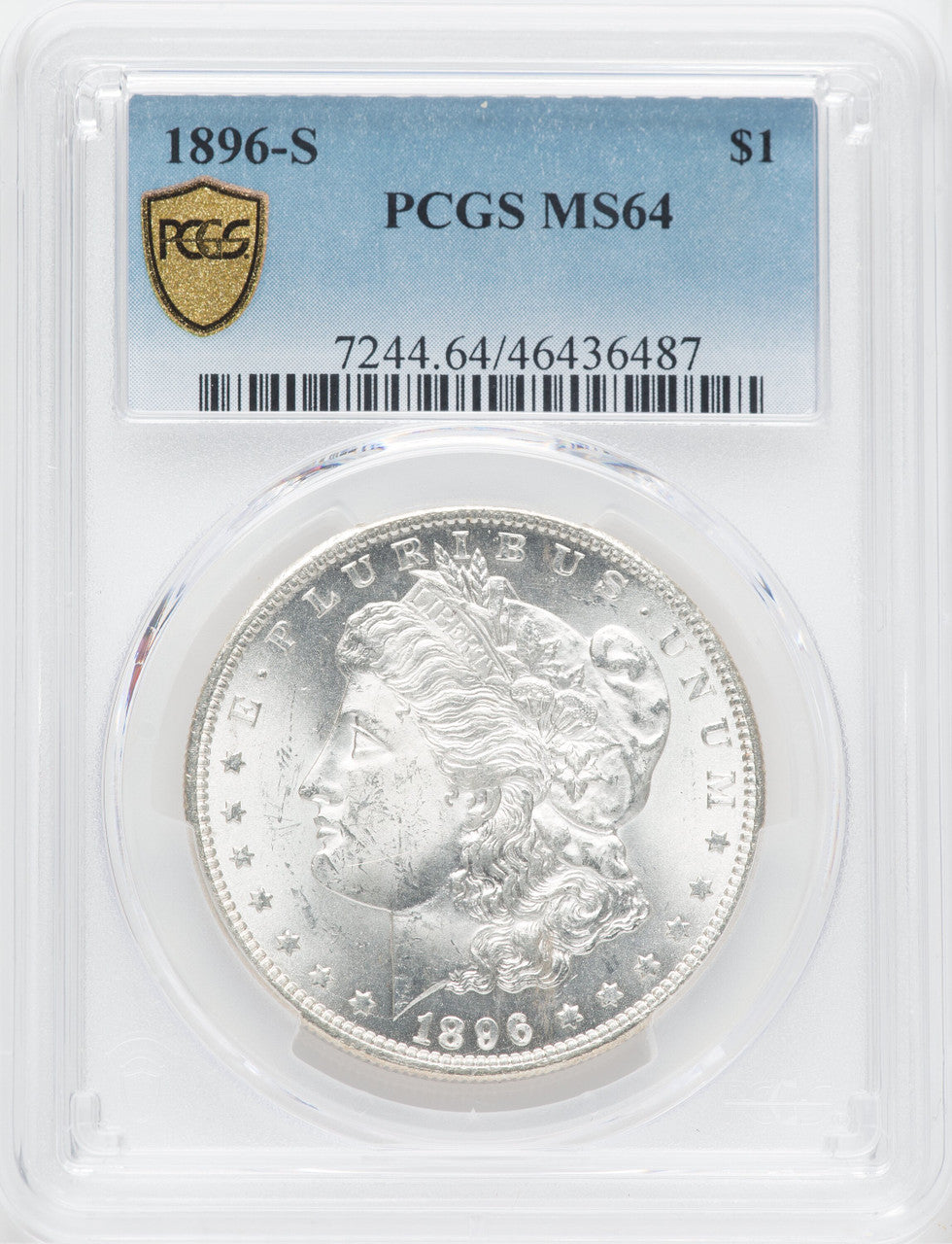 1896-S $1 Morgan Dollar PCGS MS64