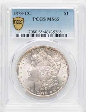 1878-CC $1 Morgan Dollar PCGS MS65