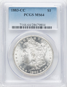 1883-CC $1 Morgan Dollar PCGS MS64