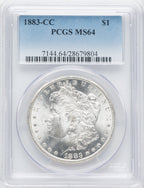 1883-CC $1 Morgan Dollar PCGS MS64