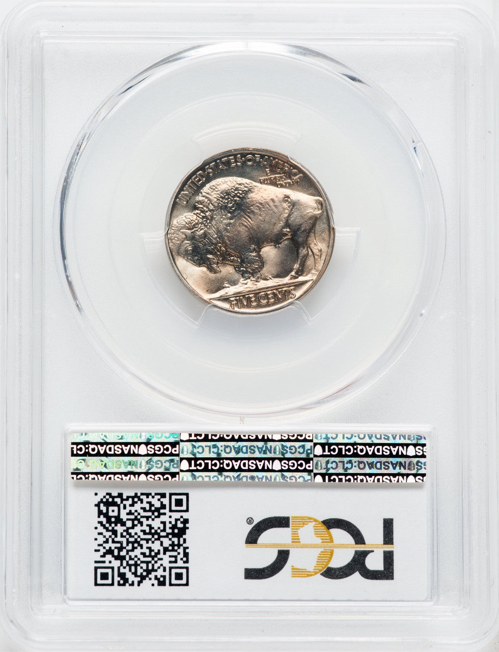 1936 5C Type One Satin Proof Buffalo Nickel PCGS PR67