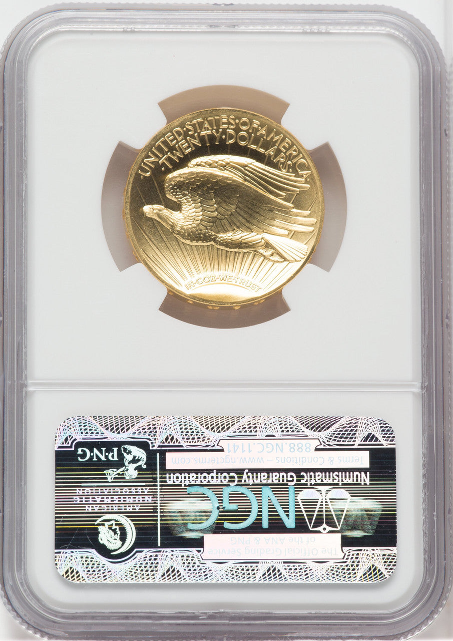 2009 $20 One-Ounce Gold Ultra High Relief First Strike NGC MS70