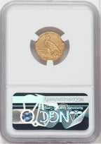 1911-D $2.50 Indian Quarter Eagle NGC MS60