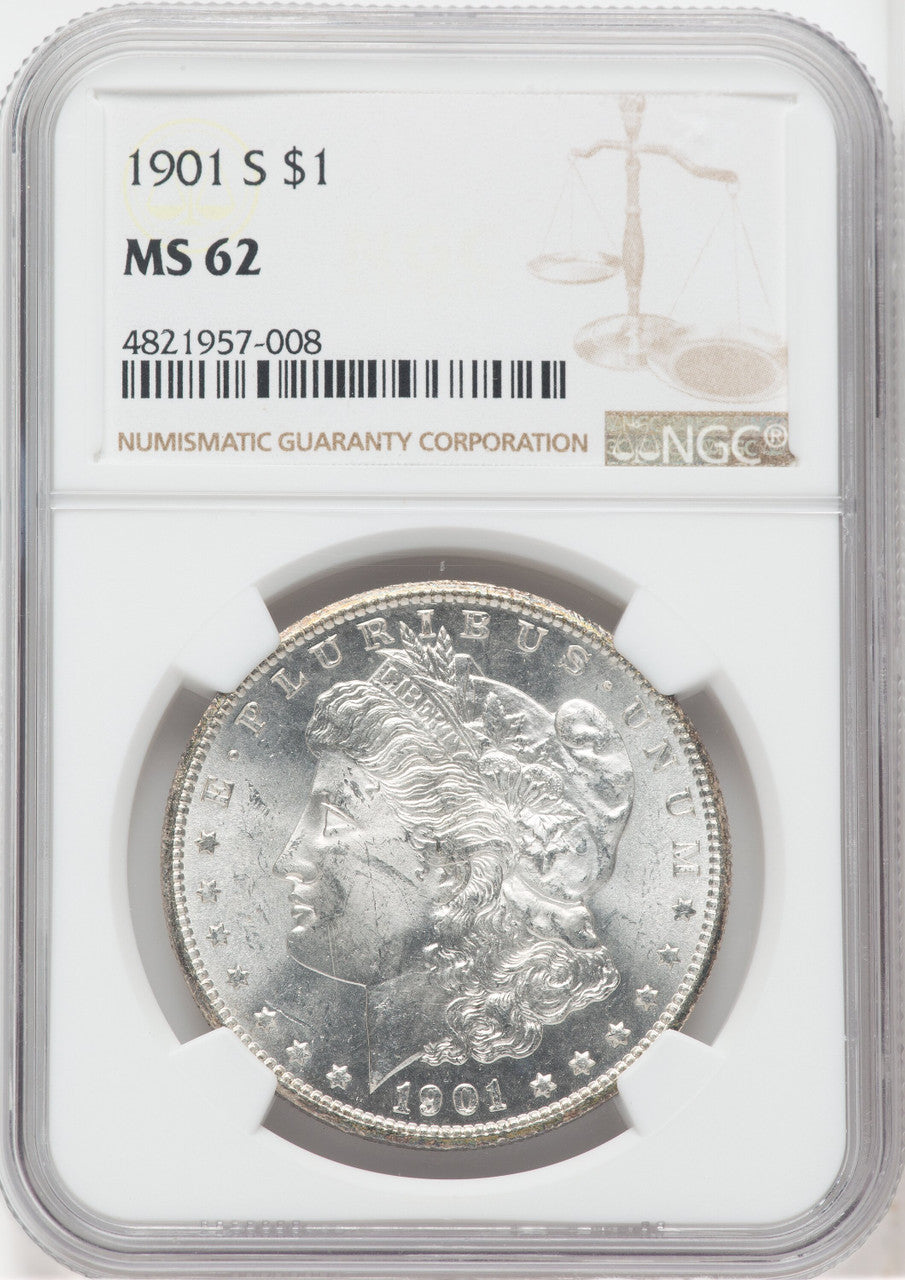 1901-S $1 Morgan Dollar NGC MS62