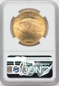 1924 $20 Saint Green Label Saint-Gaudens Double Eagle NGC MS66+