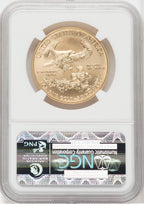 2012-W $50 One Ounce Gold Eagle First Strike NGC MS70