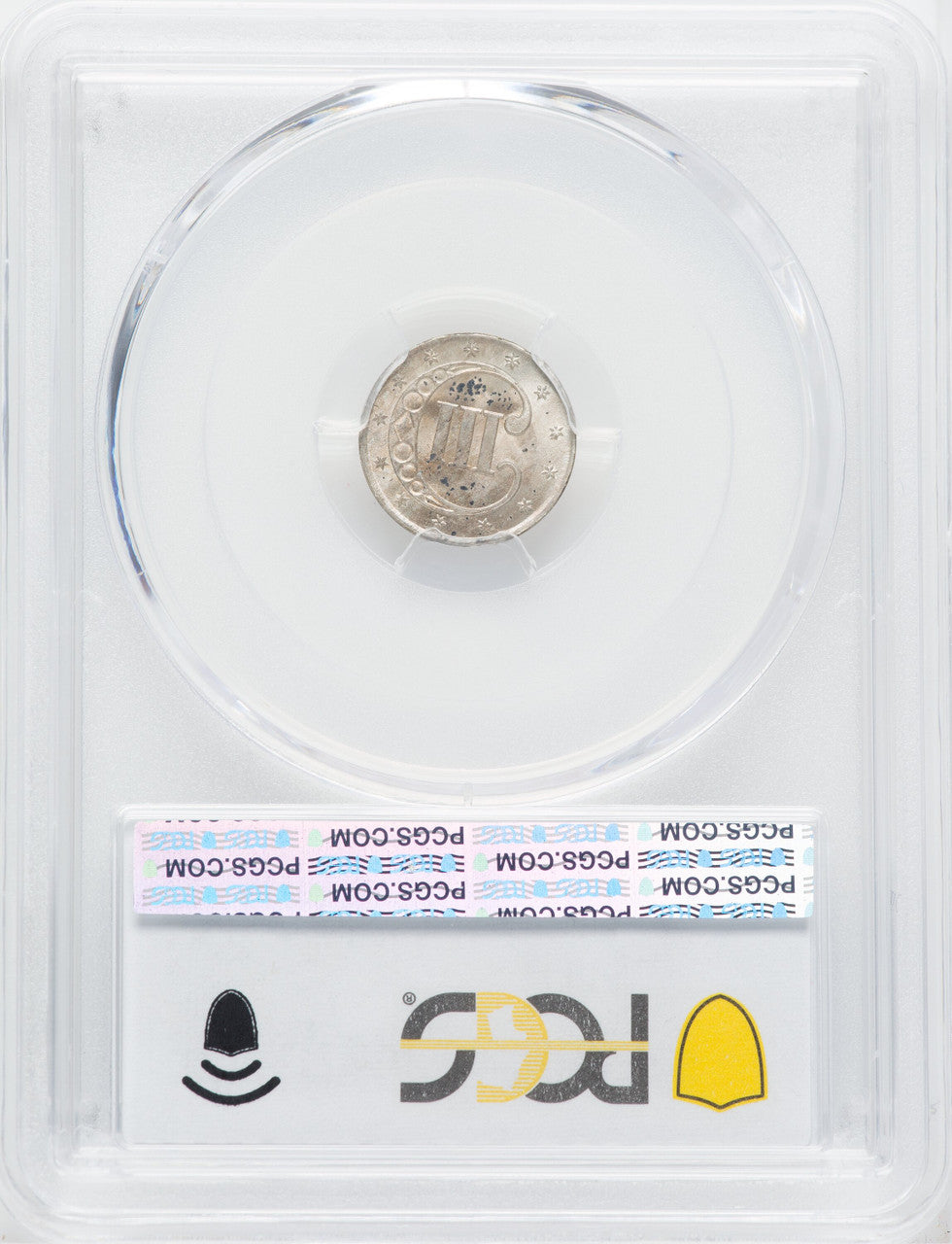 1851 3CS Three Cent Silver PCGS MS66