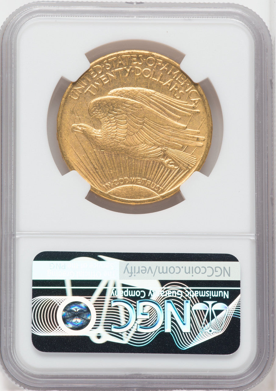 1909/8 $20 FS-301 Saint-Gaudens Double Eagle NGC MS61