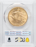 1912 $20 Saint-Gaudens Double Eagle PCGS AU58