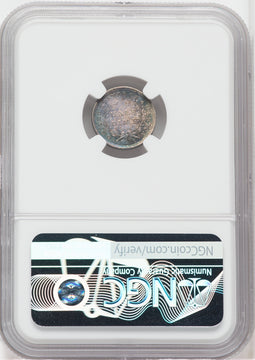 1837 No Stars Large Date (Curl Top 1) NGC Plus Seated Half Dime NGC MS66+