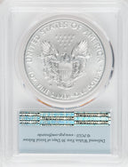 2018-W S$1 Silver Eagle Burnished First Strike SP PCGS MS70