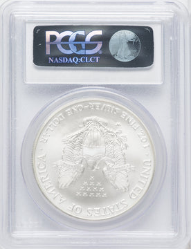 2008-W  Silver Eagle Reverse of 2007 PCGS MS70
