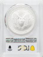2008-W S$1 Silver Eagle Reverse of 2007 PCGS SP70
