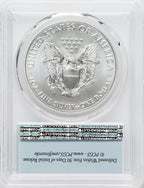 2020-W S$1 Silver Eagle Burnished First Strike SP PCGS MS70