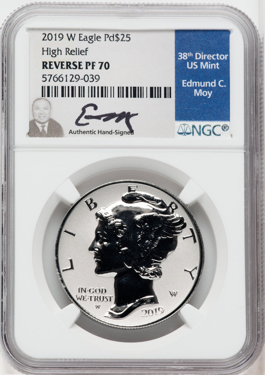 2019-W $25 Palladium Reverse Proof NGC PF70