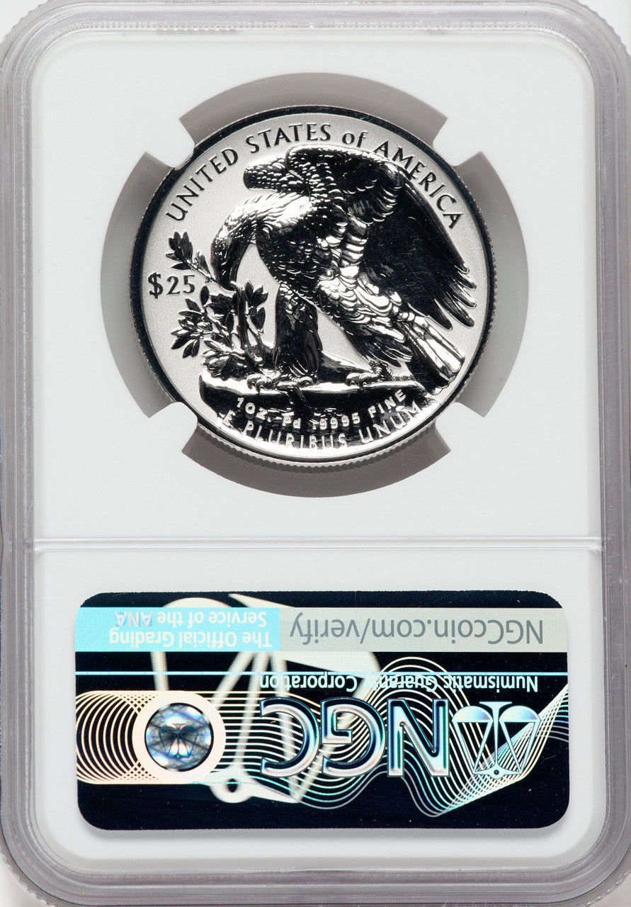 2019-W $25 Palladium Reverse Proof NGC PF70
