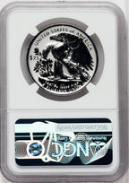 2019-W $25 Palladium Reverse Proof FDI NGC PF70 Anna Cabral Signed