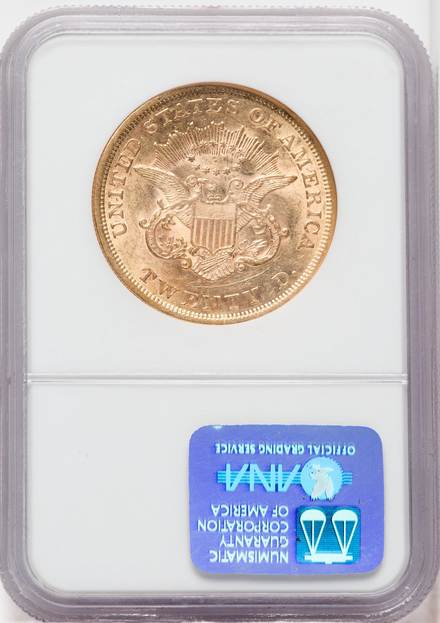 1851 $20 Liberty Double Eagle NGC AU55