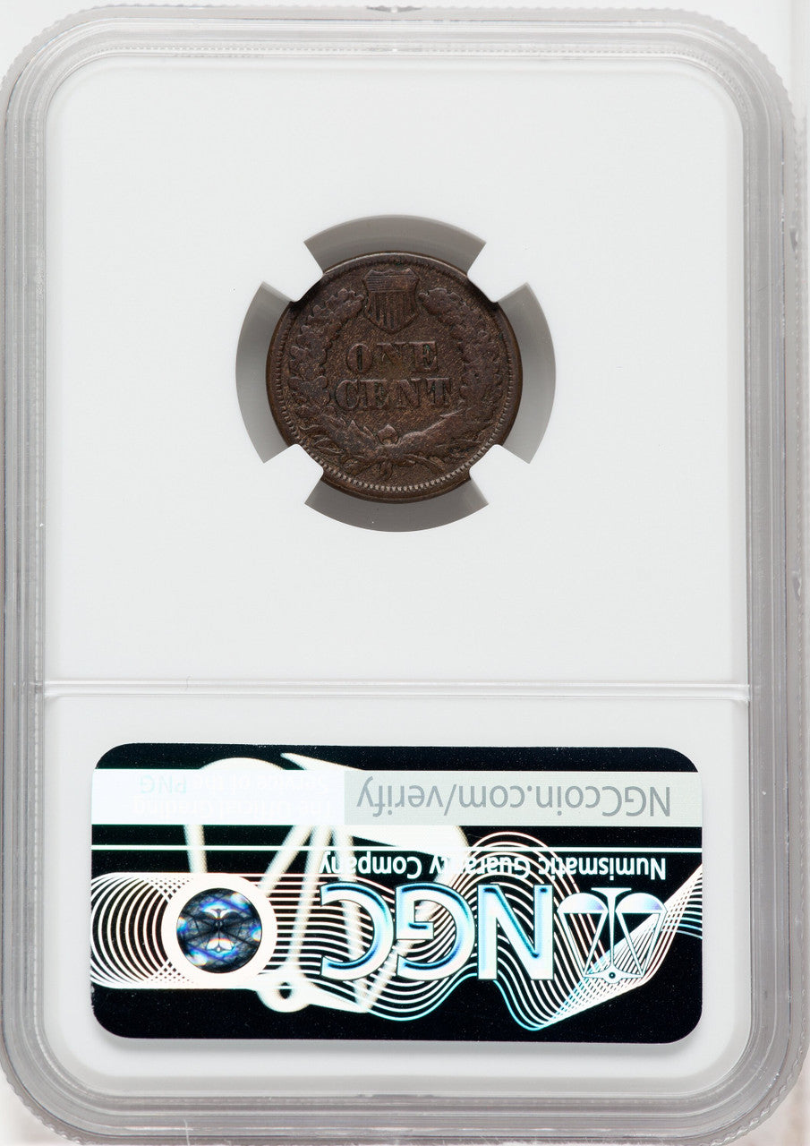 1877 1C BN Indian Cent NGC VG10