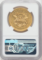 1861 $20 Liberty Double Eagle NGC AU53