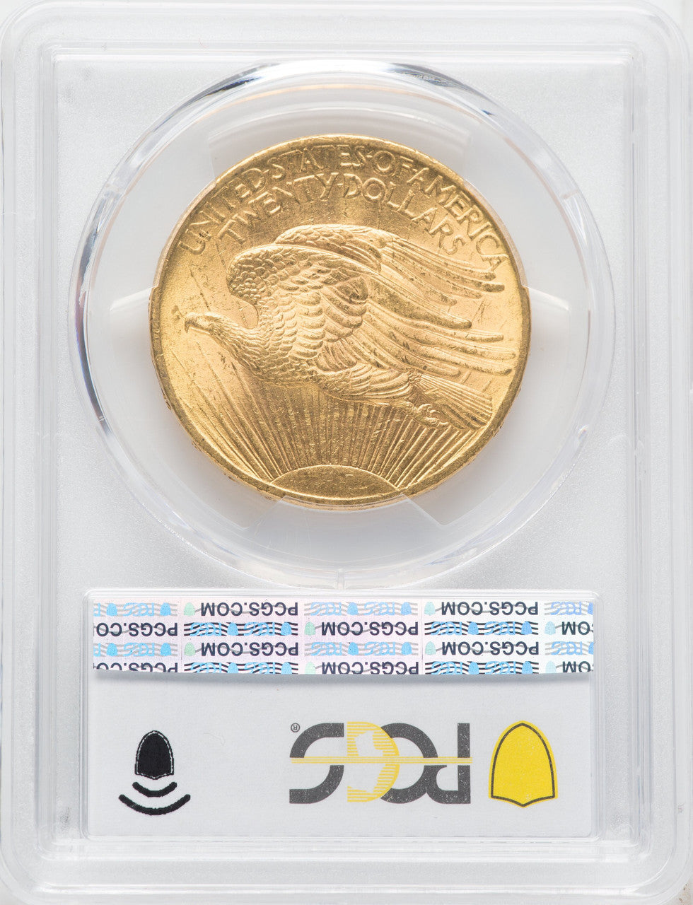 1908-D $20 NO MOTTO Saint-Gaudens Double Eagle PCGS MS63