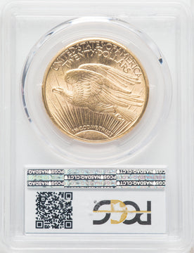 1909-S $20 Saint-Gaudens Double Eagle PCGS MS62