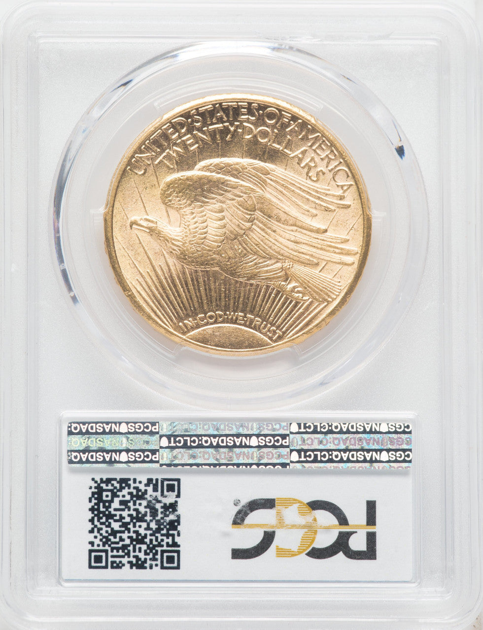 1909-S $20 Saint-Gaudens Double Eagle PCGS MS62